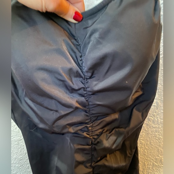 Maxine black shirred 1 piece swimsuit - Picture 3 of 7